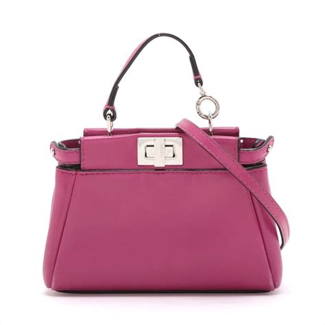 Fendi Micro Peekaboo Crossbody Bag 8M0355